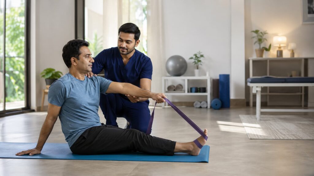 In some situations, physiotherapy and medication may form part of the same pain-management plan. Your healthcare professionals can advise you based on your condition and medications.